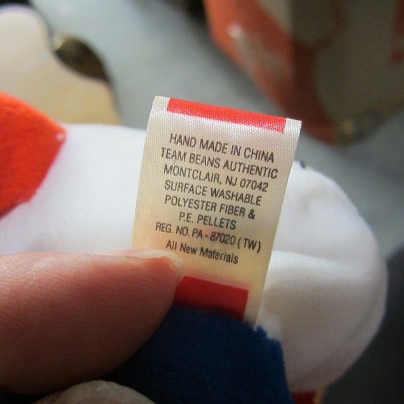 VTG 3 SMALL COLLECTIBLE PLUSHES, USA BEAR, VULPIX, CASHEW, READ ALL - Picture 7 of 14